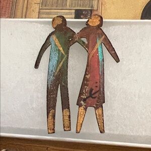 Colorful Metal Figurine Art